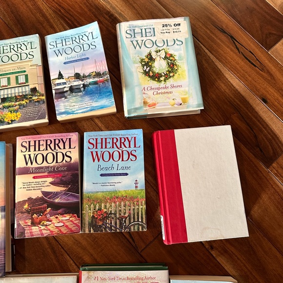 Lot of 14 Sheryl Woods Chesapeake Shores complete series books used - Picture 3 of 5